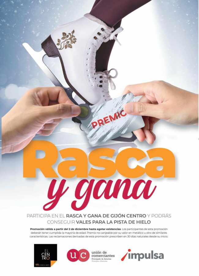 RASCA Y GANA PISTA HIELO CARTEL