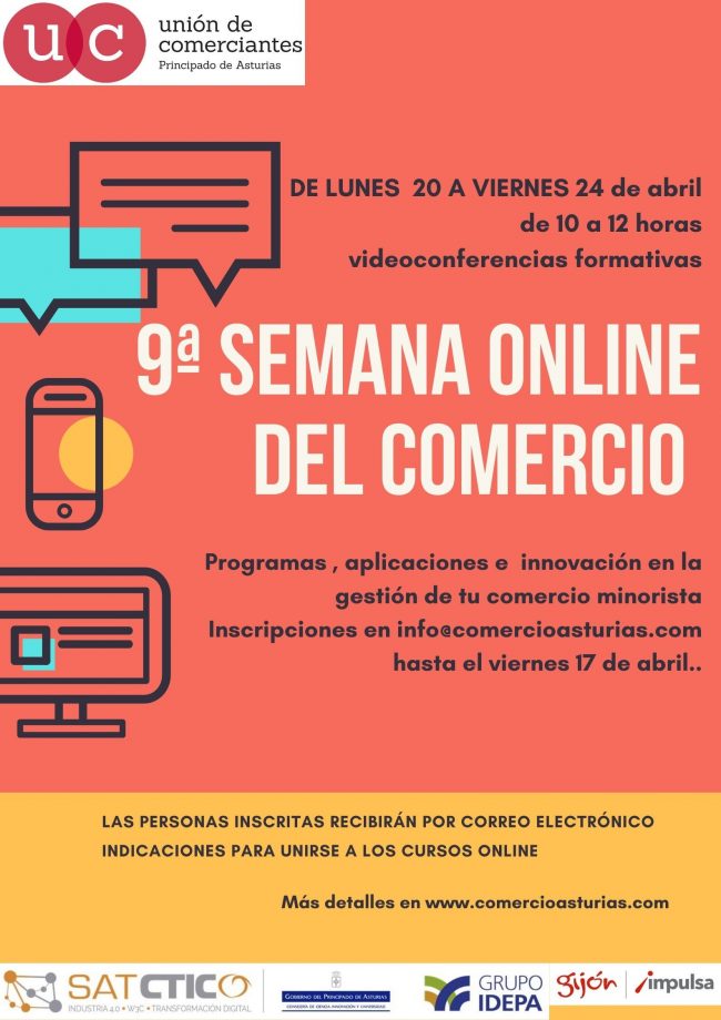 cartel 9º SEMANA ONLINE DEL COMERCIO
