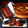 Chorizo, morcilla y compango asturiano