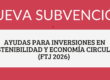Subvenciones para comercios en Asturias para inversiones en sostenibilidad y economía circular financiadas por el Fondo de Transición Justa 2026.