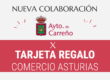 Nueva colaboración entre el Ayuntamiento de Carreño y la Tarjeta Regalo Comercio de Asturias para el apoyo al comercio local de Candás