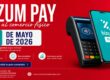 Imagen promocional de Bizum Pay para el comercio local, con un móvil junto a un datáfono y la fecha de inicio prevista en comercios físicos: 18 de mayo de 2026.